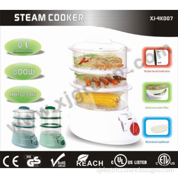 3-tier plastic steam cooker XJ-4K007